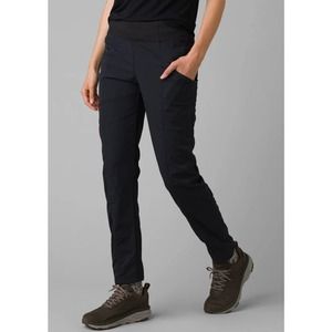 Prana Women Koen Pant Stretch Hiking And Climbing Elastic Waist Black Size M New